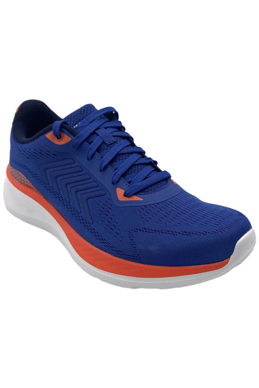 K-Swiss Men's Selby Athletic Sneaker Surf/White/Naval Academy/Flame - Medium